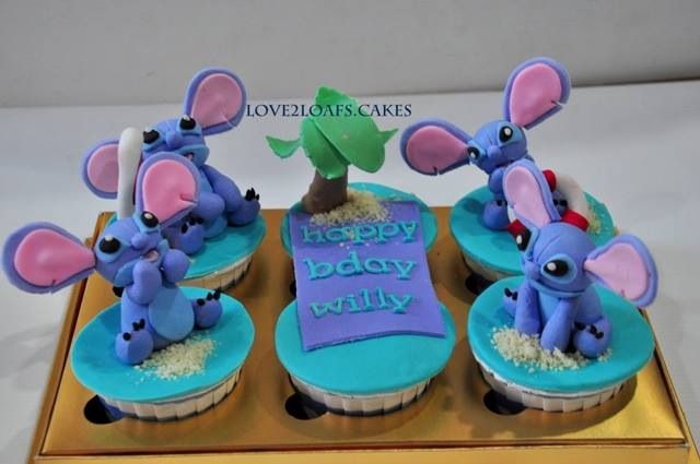 Lilo and Stitch Cupcakes