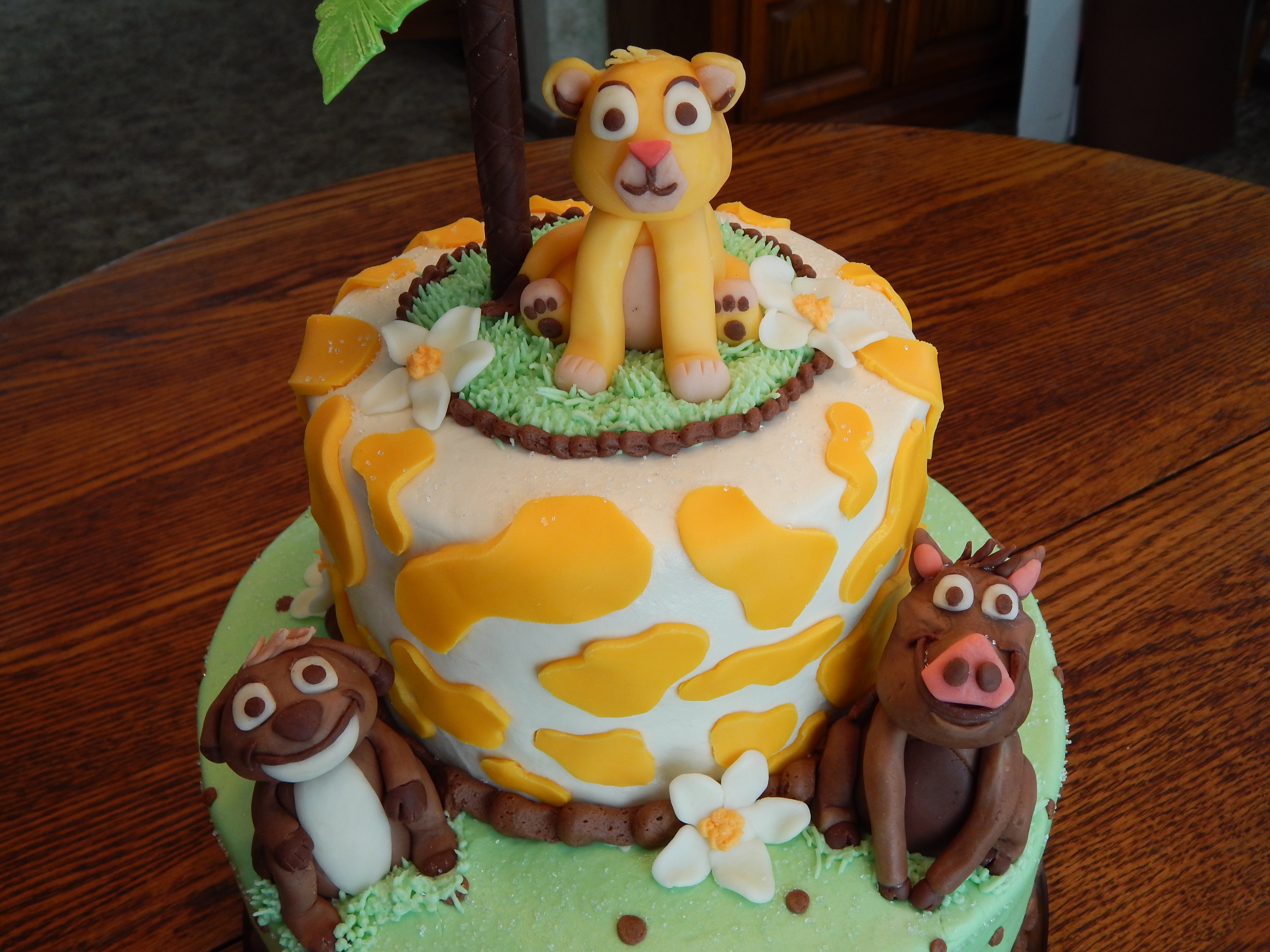 Lion King Baby Shower Cake