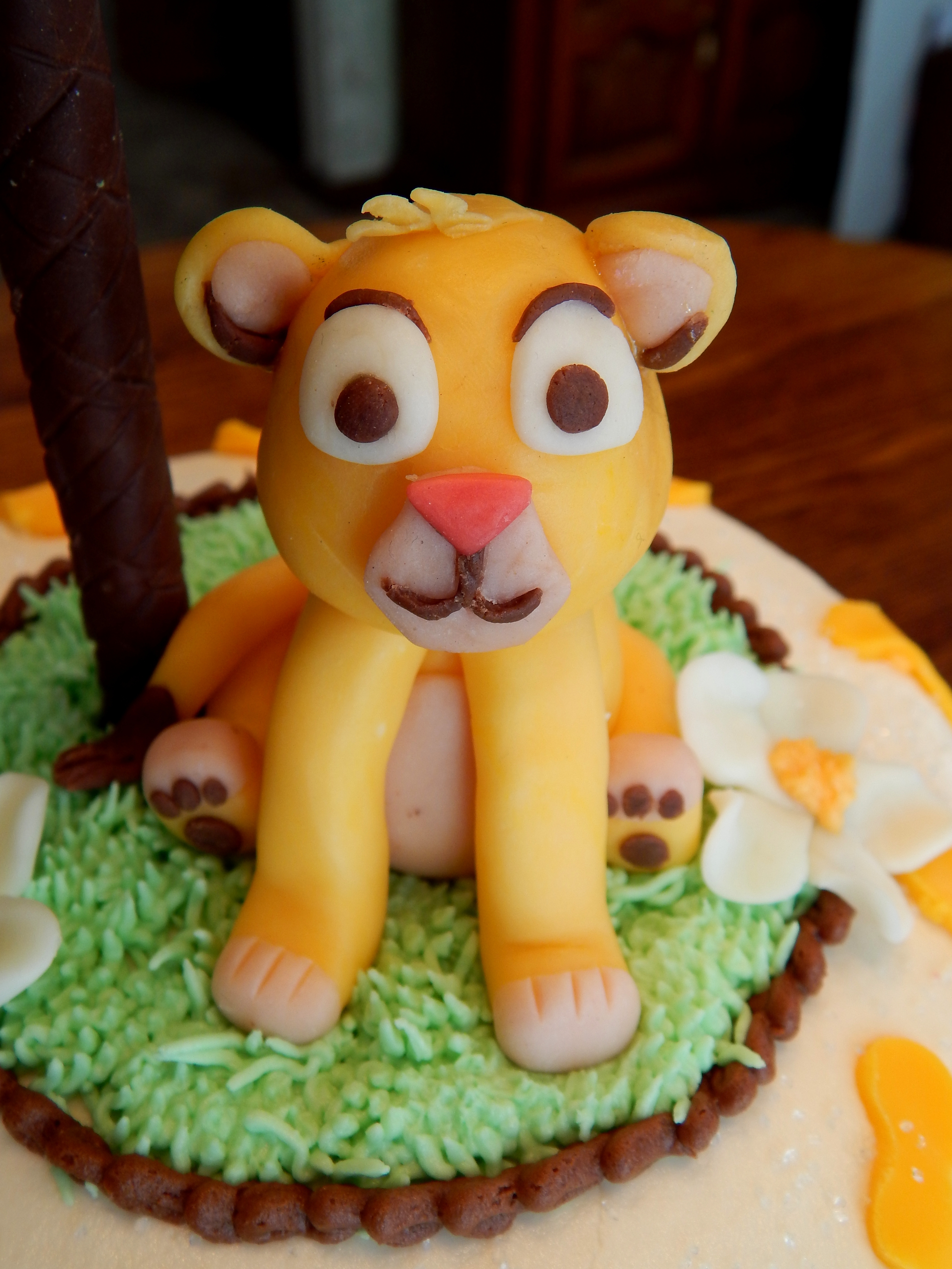 Lion King Baby Shower Cake