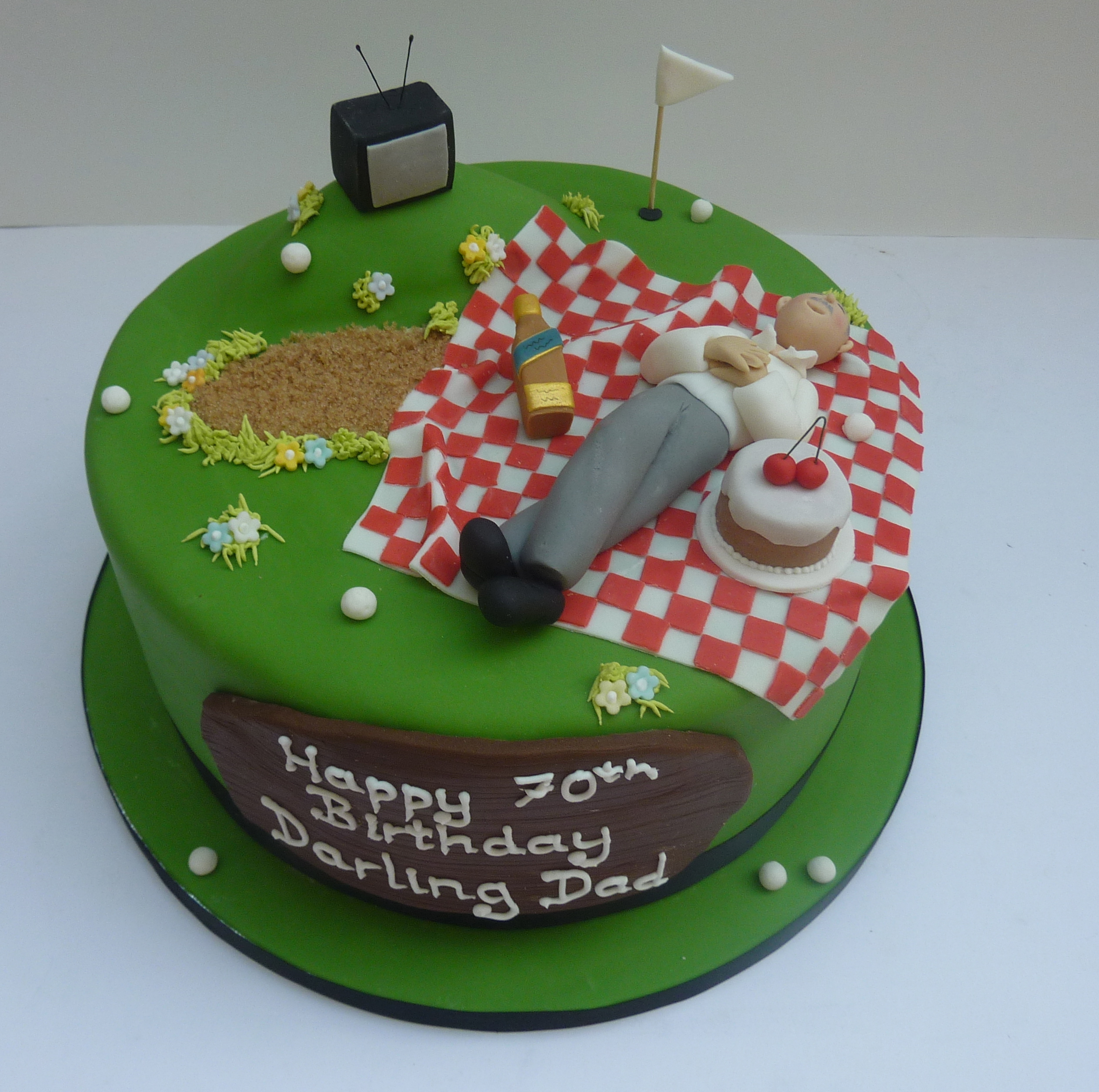 Men 70th Birthday Cakes