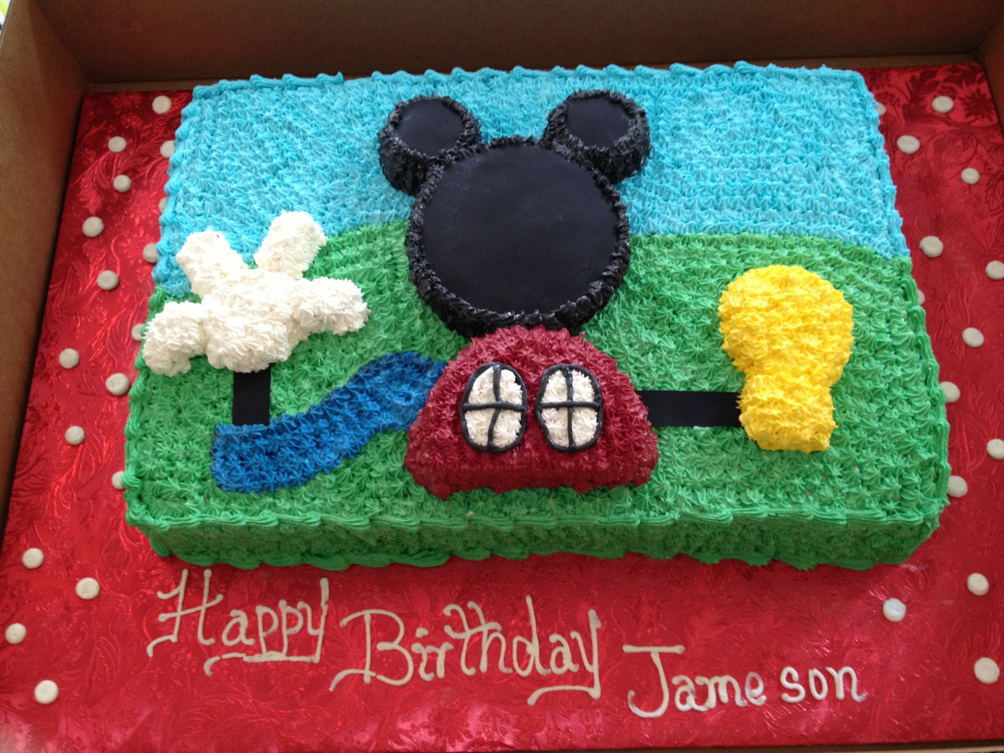 Mickey Mouse Clubhouse Birthday Cake Ideas