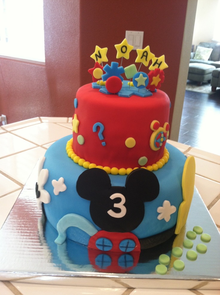 Mickey Mouse Clubhouse Birthday Cake Ideas