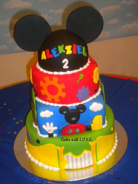 Mickey Mouse Clubhouse Birthday Cake