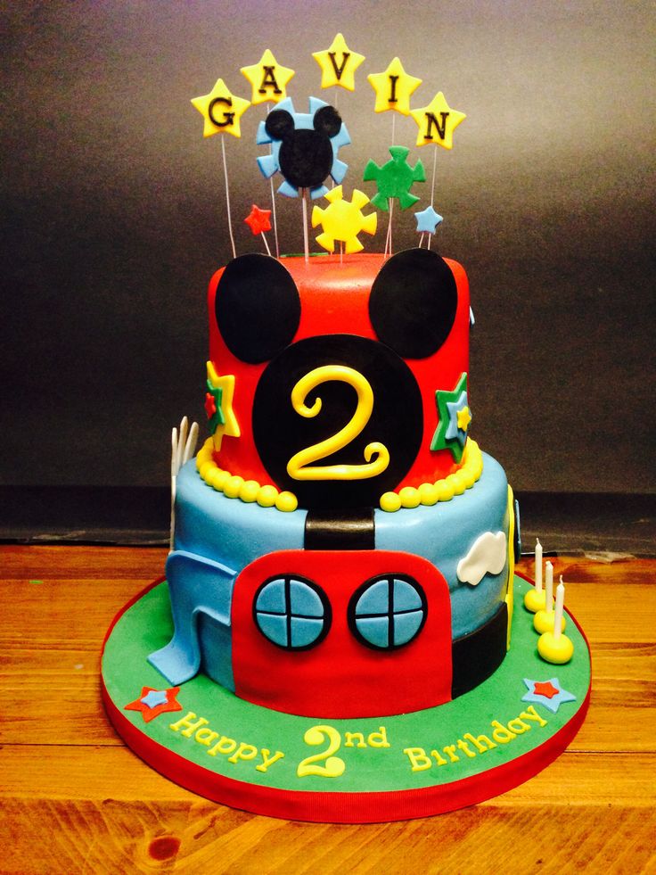 Mickey Mouse Clubhouse Cake