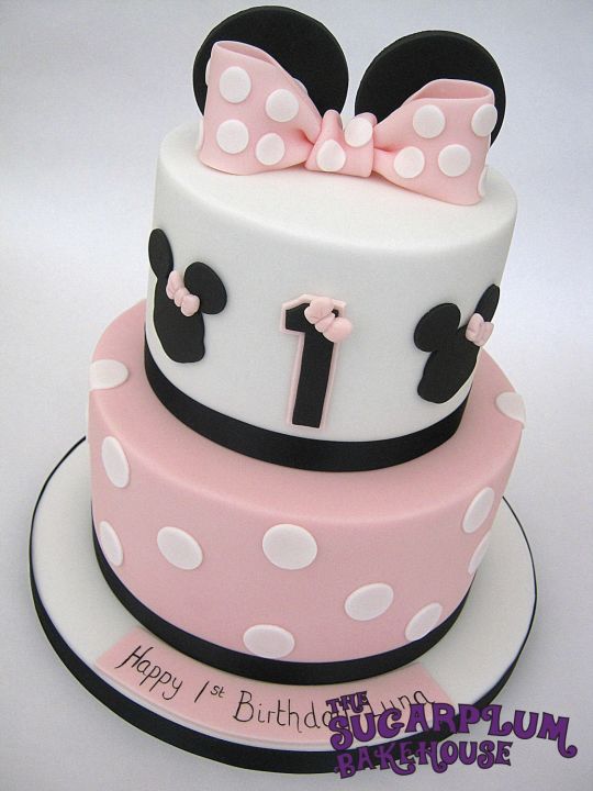 Minnie Mouse 2 Tier Cake