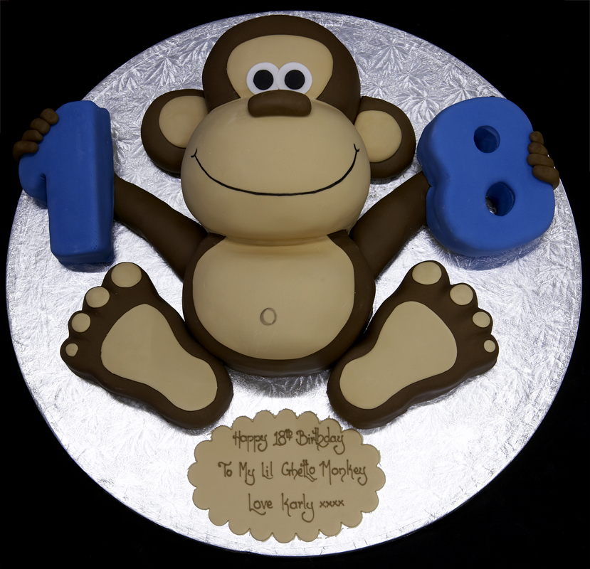 Monkey Birthday Cake