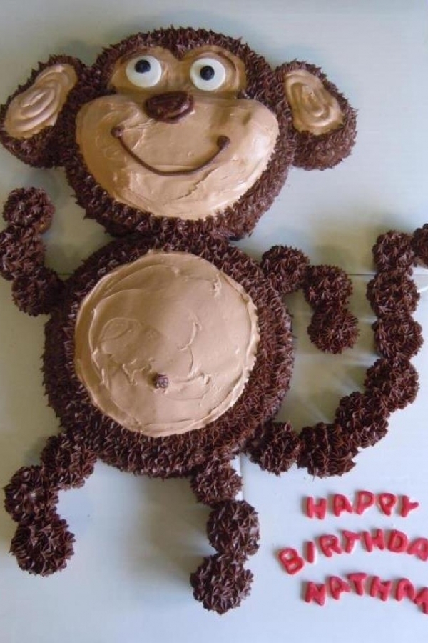 11 Photos of Monkey Birthday Party Cake Or Cupcakes