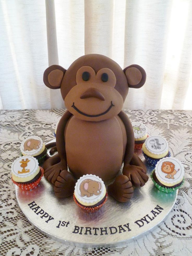 Monkey Shaped Cake