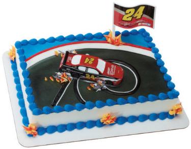 NASCAR Birthday Cake