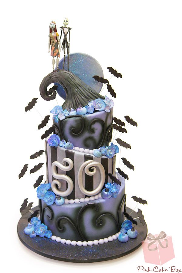 Nightmare Before Christmas Birthday Cake