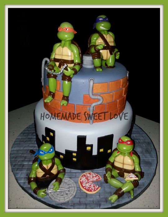 Ninja Turtle Birthday Cake