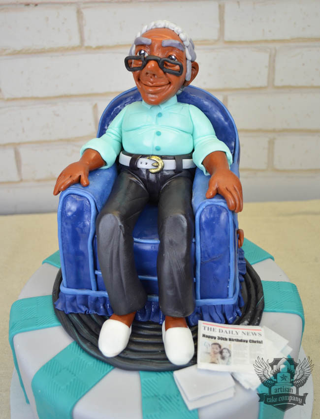 Old Man Birthday Cake