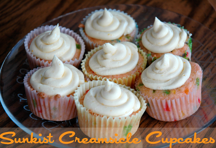 Orange Creamsicle Cupcake Recipe