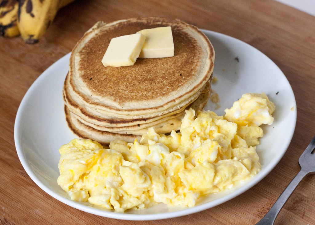 Pancake Eggs Sugar Flour Water