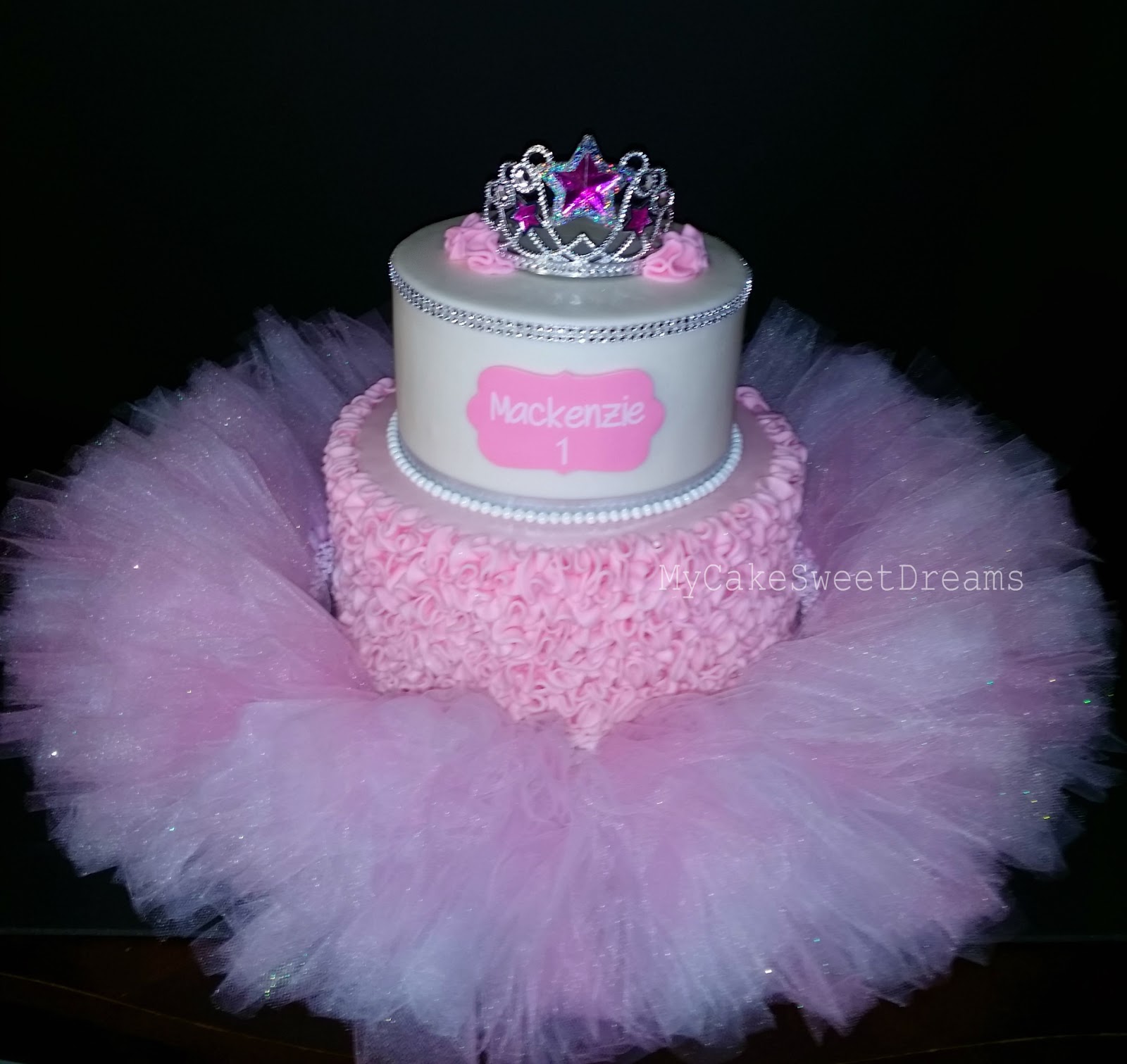 Pink Princess Birthday Cake