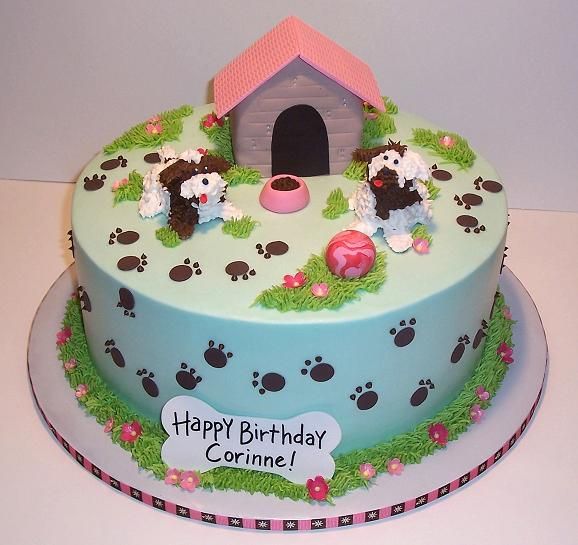 Puppy Dog Birthday Cake