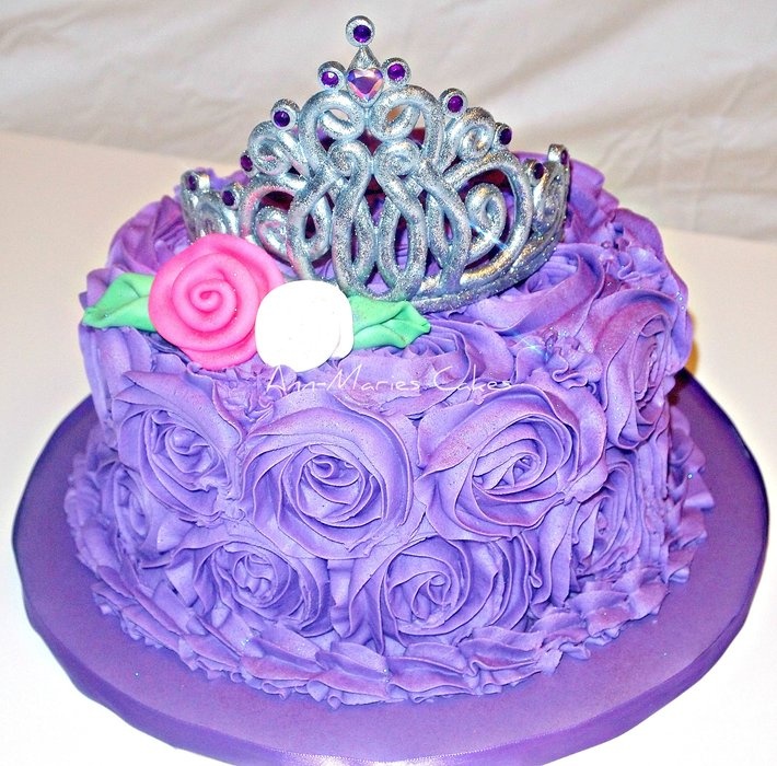 Purple Princess Birthday Cakes