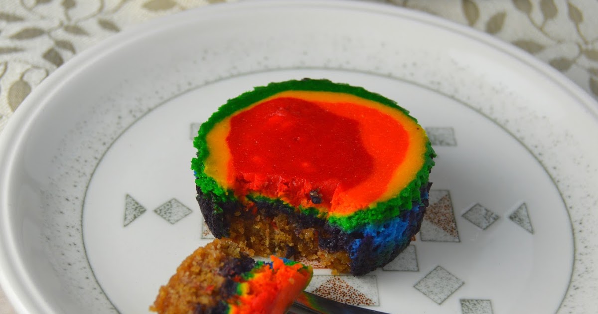 Rainbow Mini Easter Cheesecakes