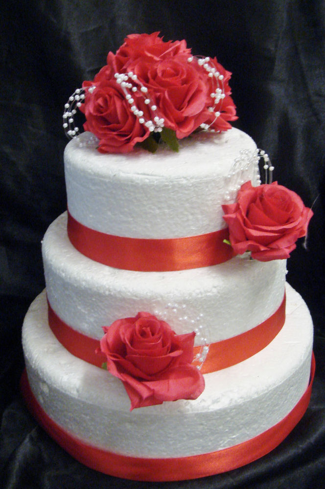 Red Ribbon Birthday Cake