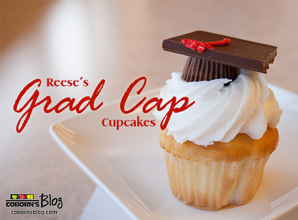 8 Reese Cup Graduation Caps Cupcakes Photo - Reese's Peanut Butter Cup ...