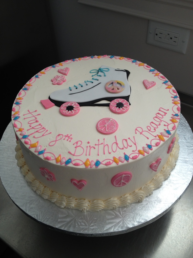 Roller Skate Birthday Cake