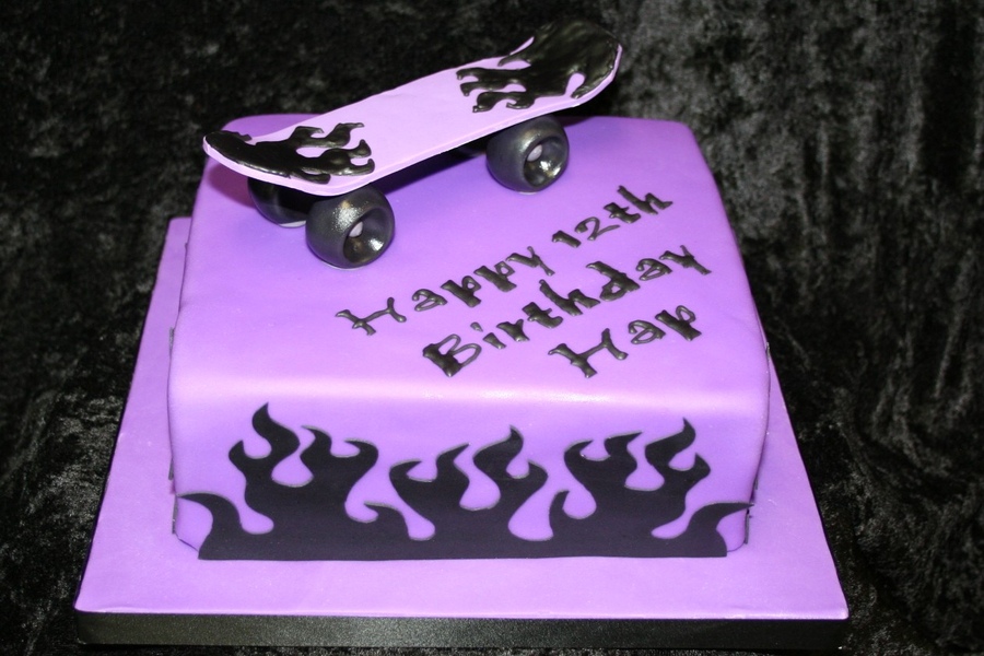 Skateboard Birthday Cake Ideas