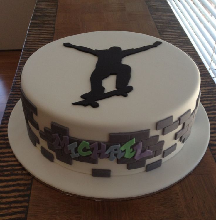 Skateboard Birthday Cake Ideas