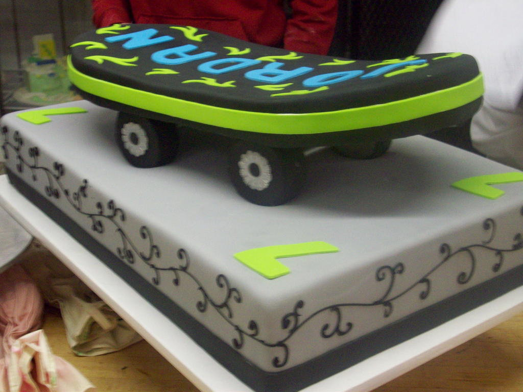 12 Photos of Skate Cake Birthday Cakes