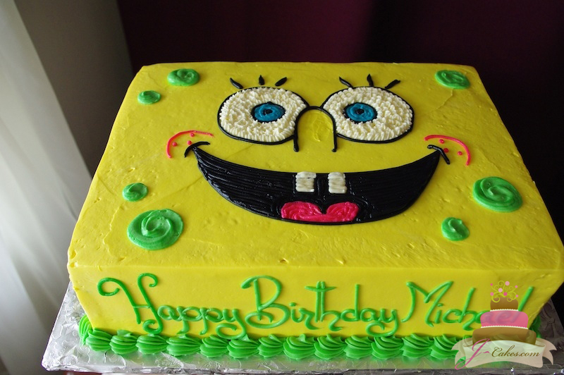 Spongebob Birthday Cake