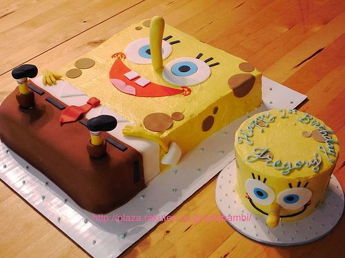 5 Photos of Spongebob SquarePants Birthday Cakes For Boys