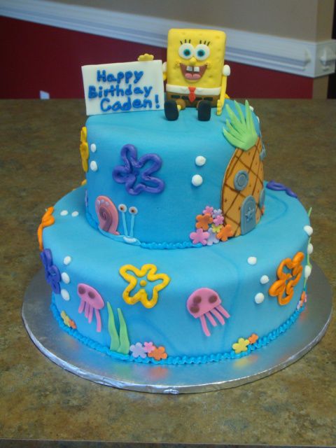 Spongebob Birthday Cake