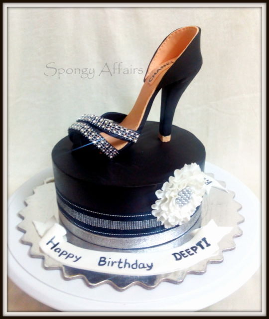 Stiletto Happy Birthday Cake