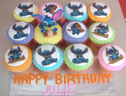 Stitch Cupcake Cake