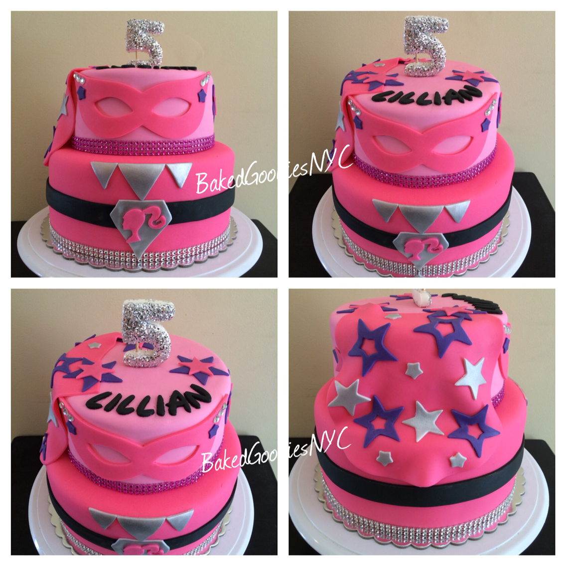 Superhero Barbie Princess Cake