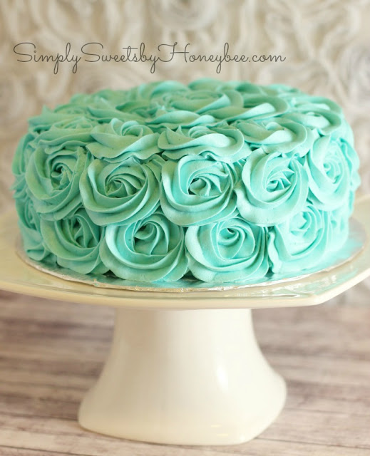 Swirl Rose Cake Tutorial