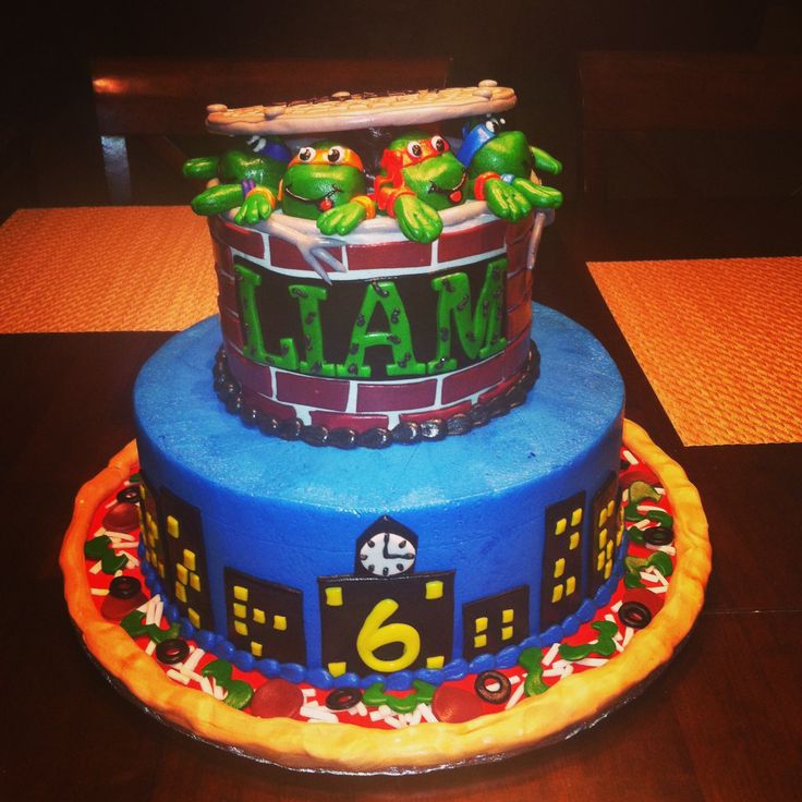 Teenage Mutant Ninja Turtle Cake