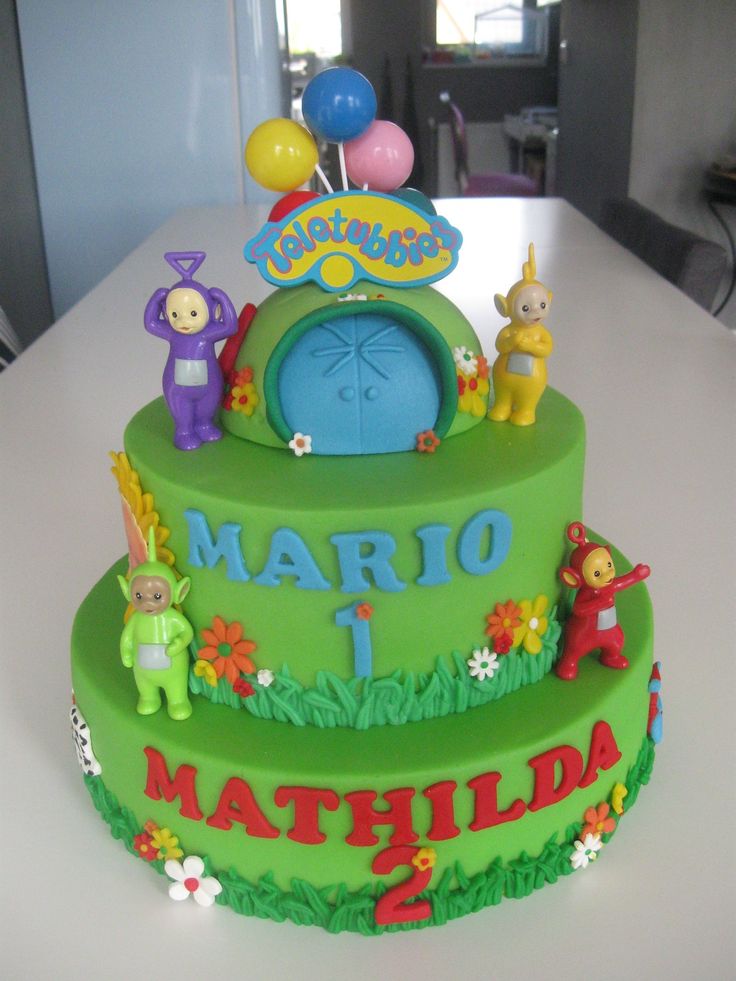 Teletubbies Birthday Cake