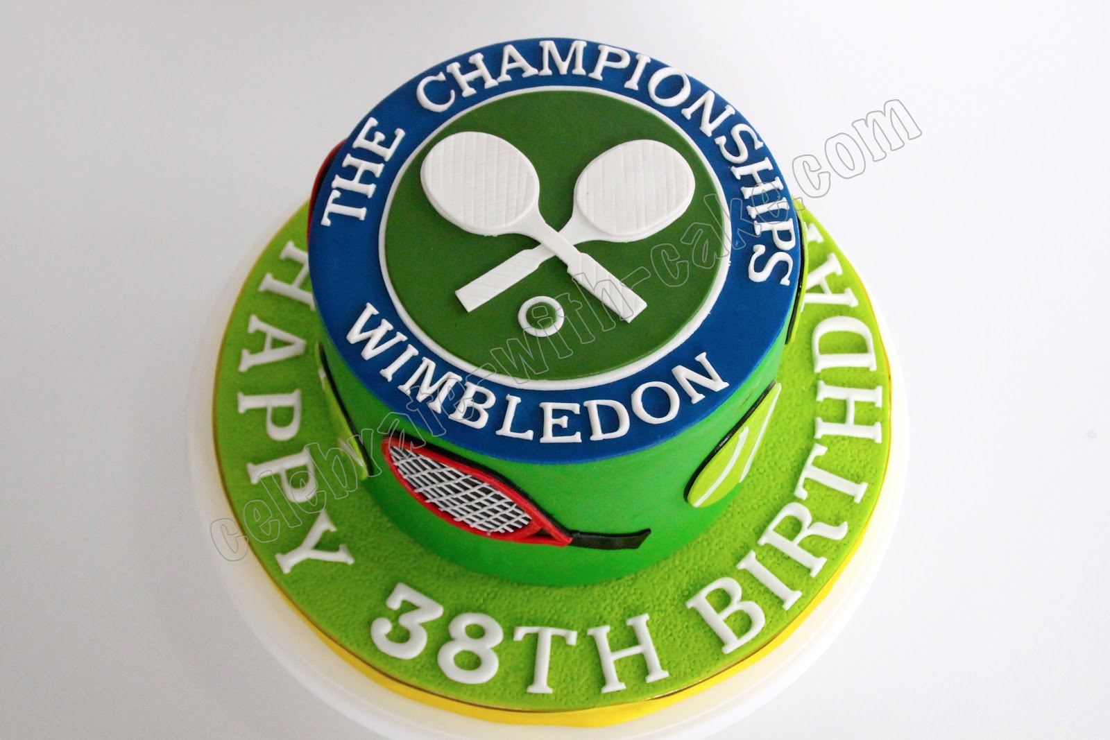 Tennis Theme Birthday Cake