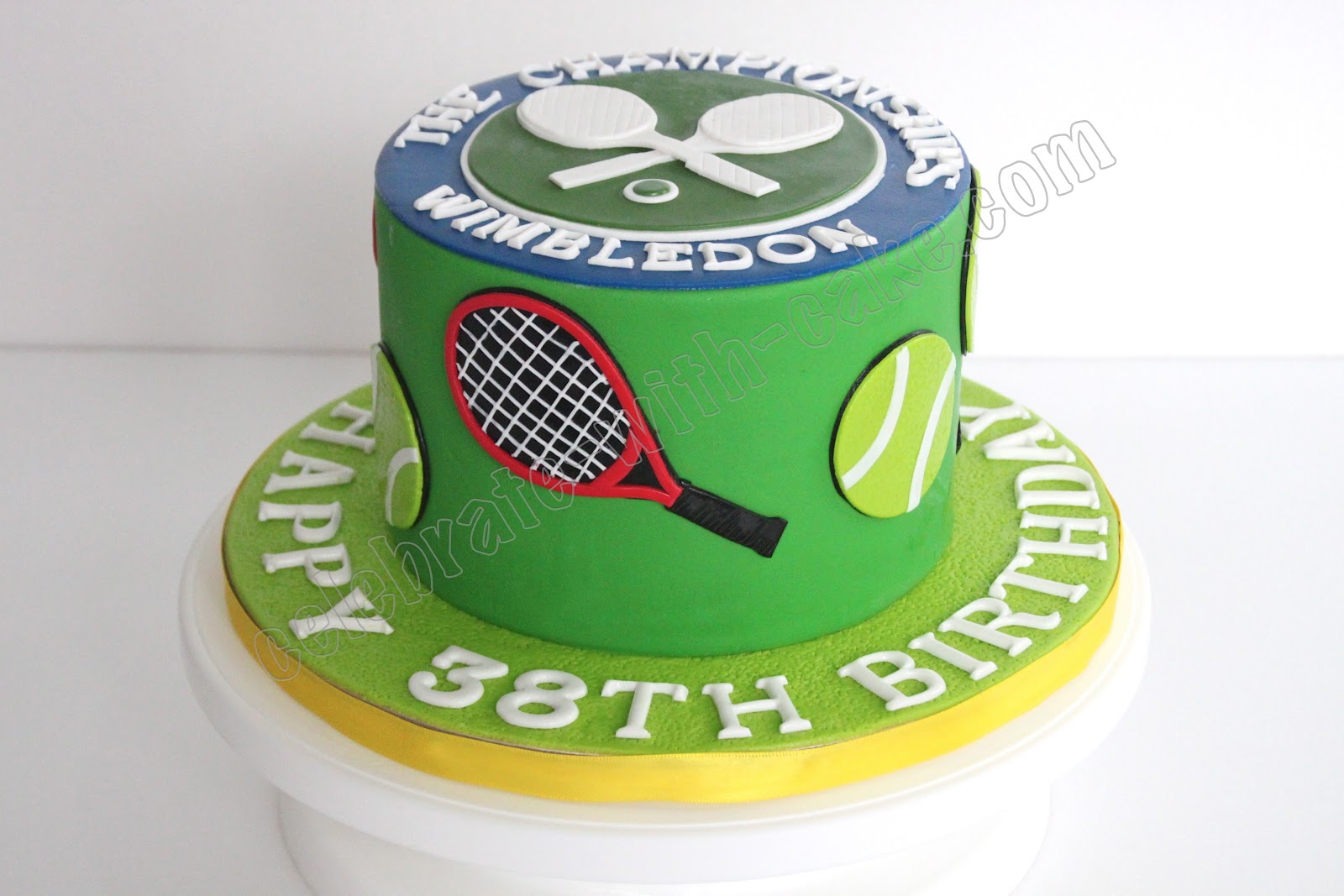 12 Photos of Tennis Theme Birthday Cakes