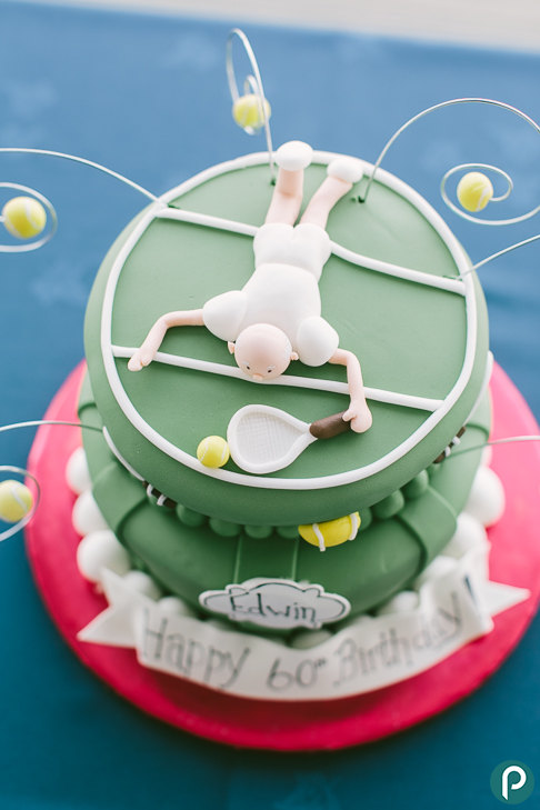 Tennis Themed Birthday Cake