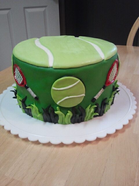 Tennis Themed Cake