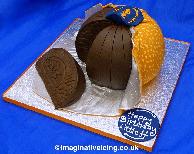 Terry's Chocolate Orange Birthday Cake