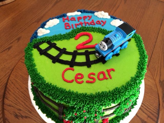 Thomas and Friends Birthday Cake