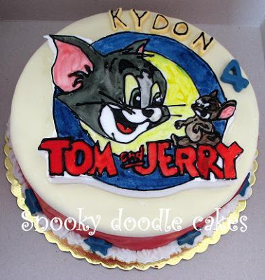 Tom and Jerry Birthday Cake