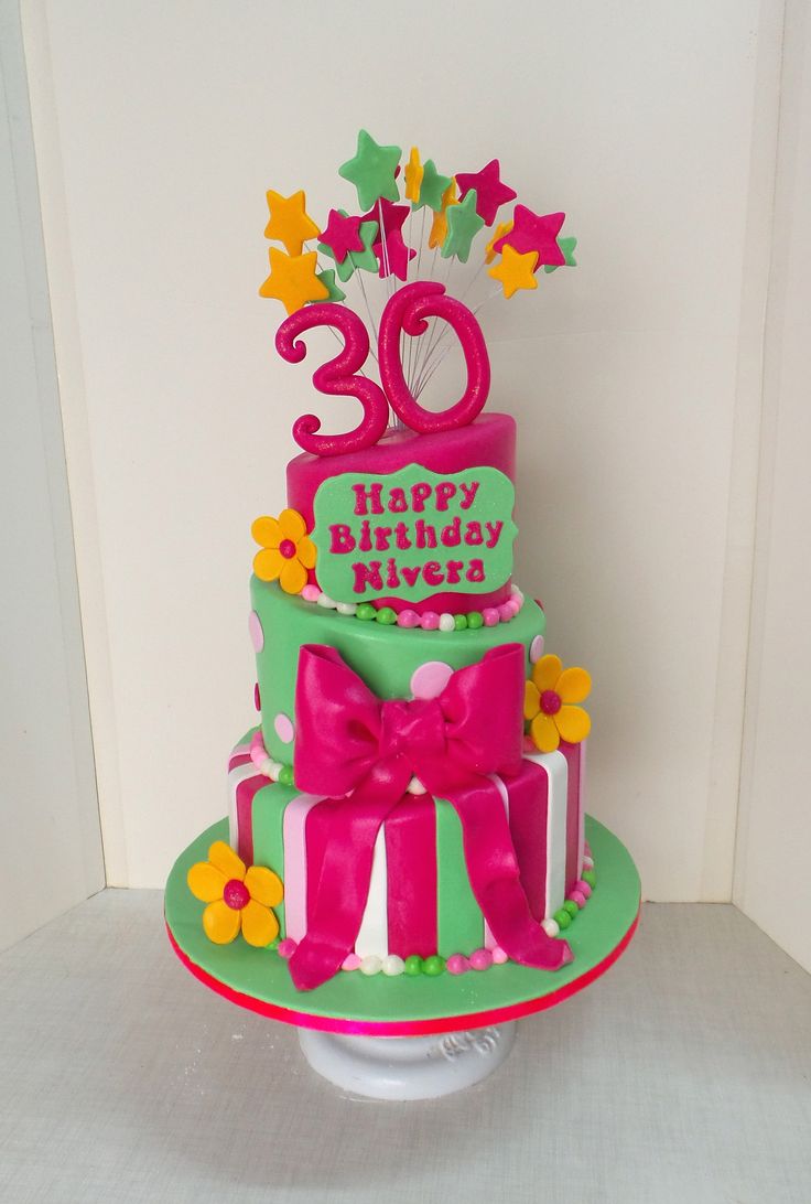 Topsy Turvy Birthday Cake