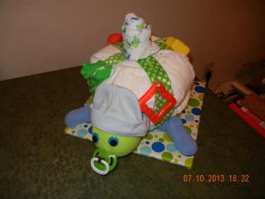 Turtle Diaper Cake Boy