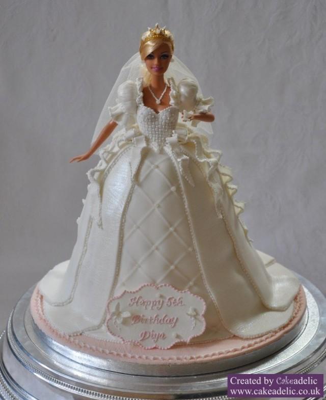 7 Photos of Bride Barbie Doll Birthday Cakes