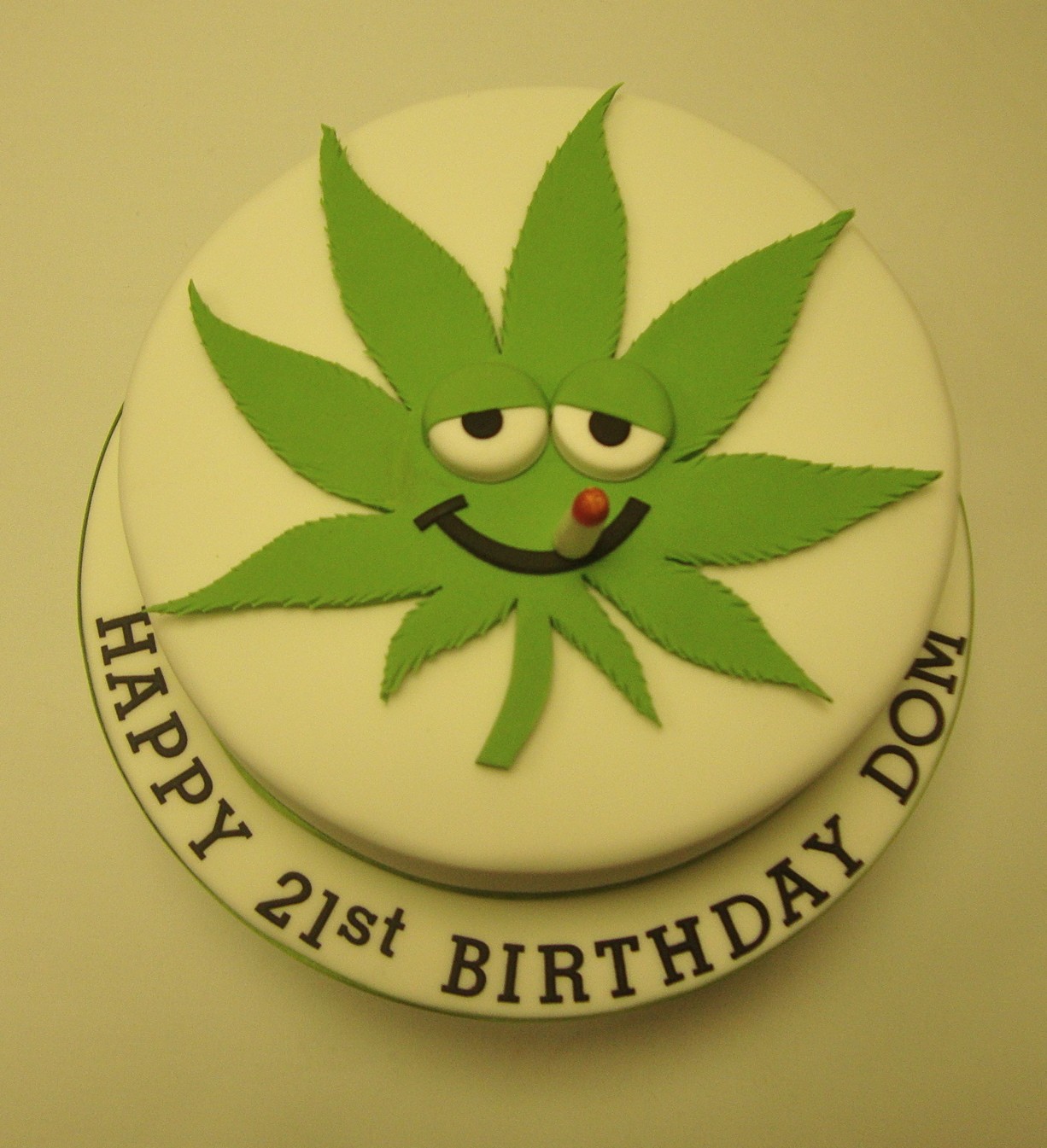 Weed Birthday Cake