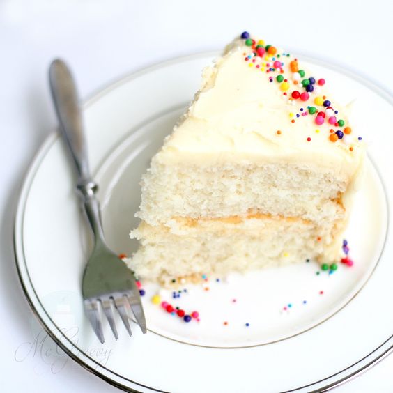 White Almond Sour Cream Cake Recipe