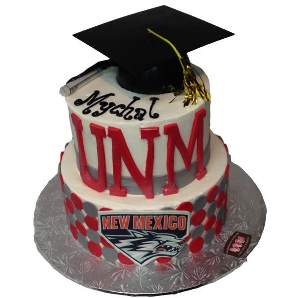 2 Tier Graduation Cake